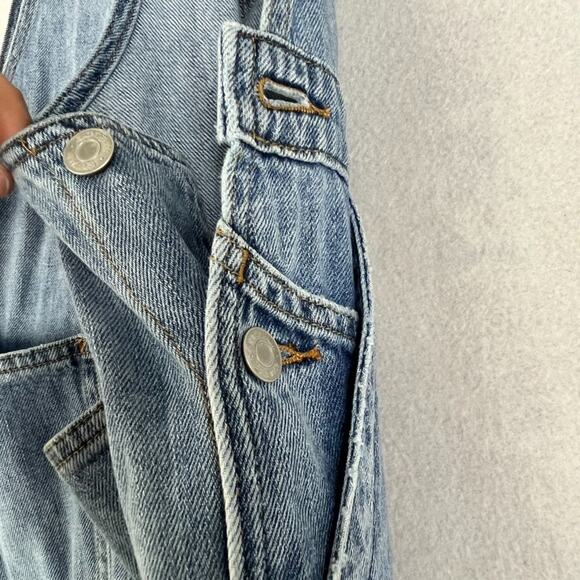 GAP Women's Overalls Size XS Multi Pocket Medium Wash Straight Leg - Picture 7 of 12
